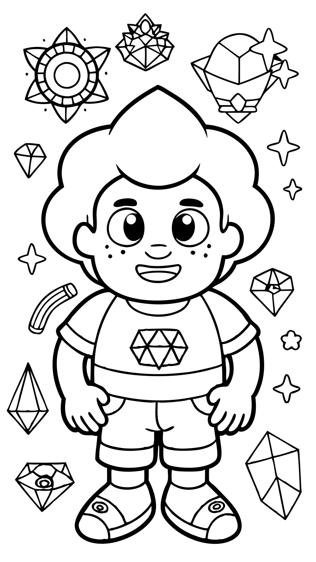 Páginas para colorear Steven Universo